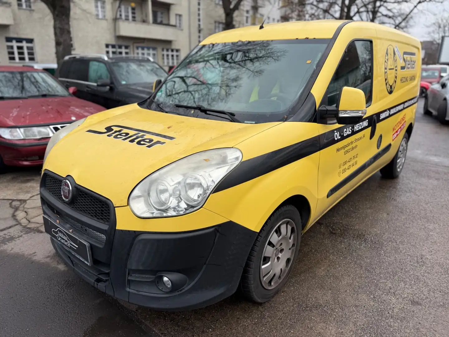 Fiat Doblo Doblò SX Maxi Kasten,MwSt,TÜV 6/2027 Gelb - 1