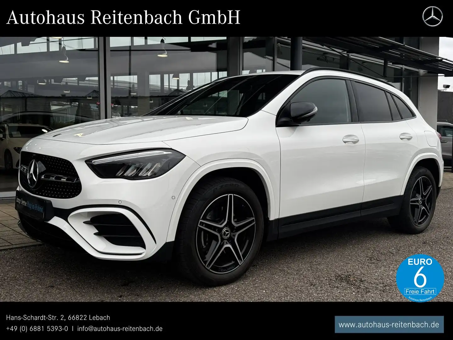 Mercedes-Benz GLA 250 GLA250E AMG+DISTR+TOTWI KEYLESSGO+LED+NIGHT+360° Weiß - 1