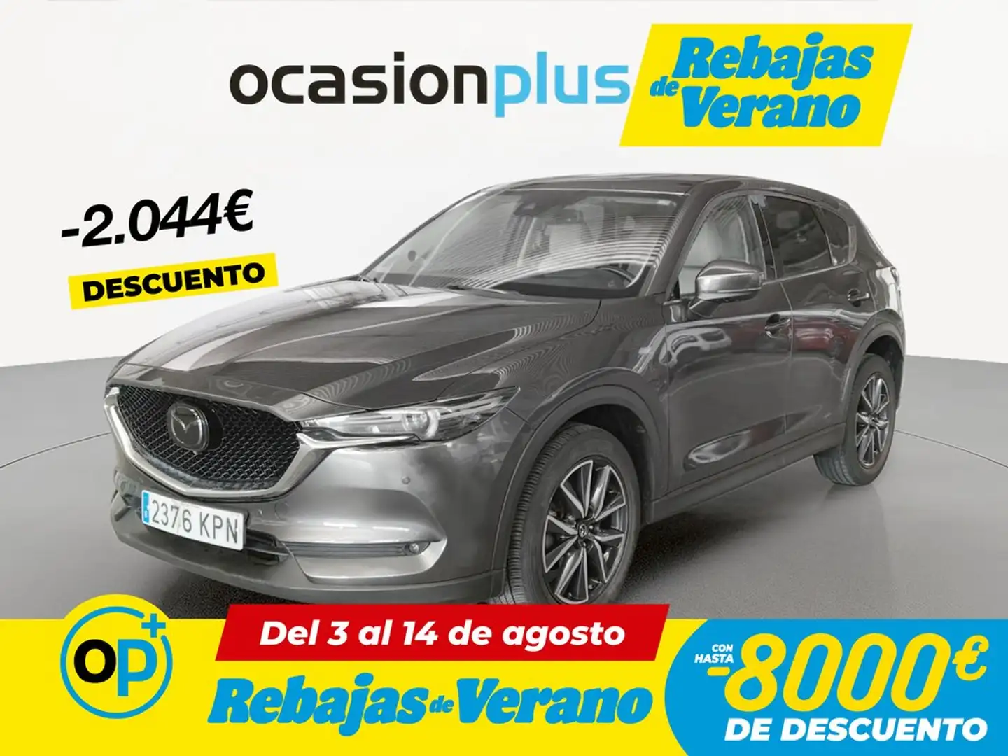 Mazda CX-5 2.5 Skyactiv-G Zenith White Sky Cruise 2WD Aut. Gris - 1