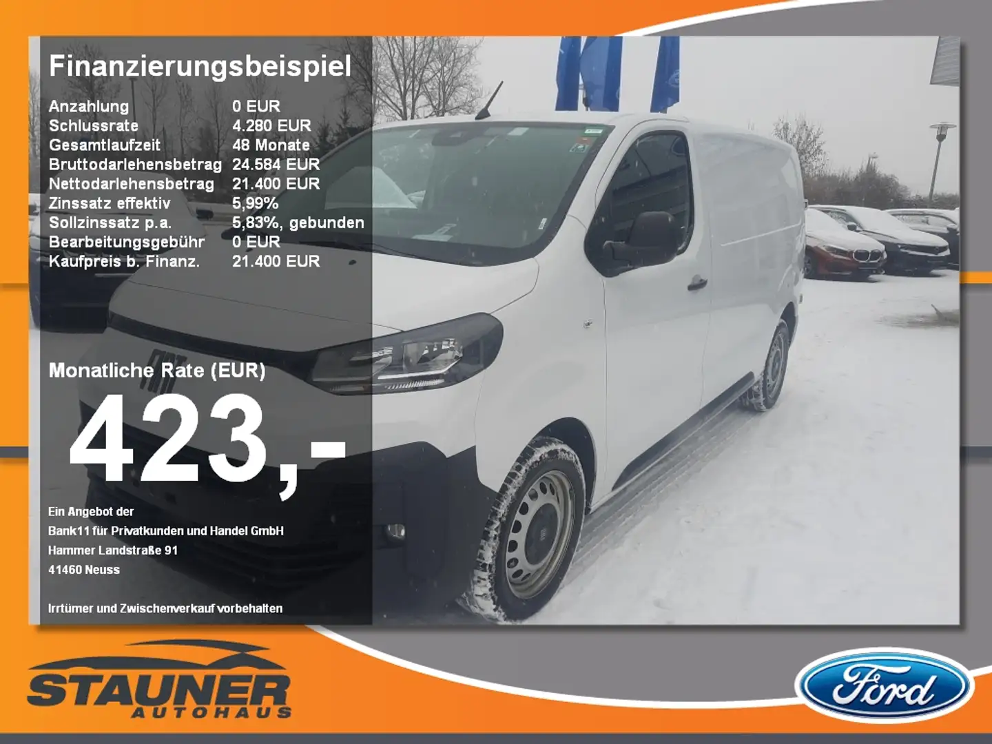 Fiat Scudo 2,0 Multijet 180 L2 Navi DAB Kamera Klima Blanc - 1