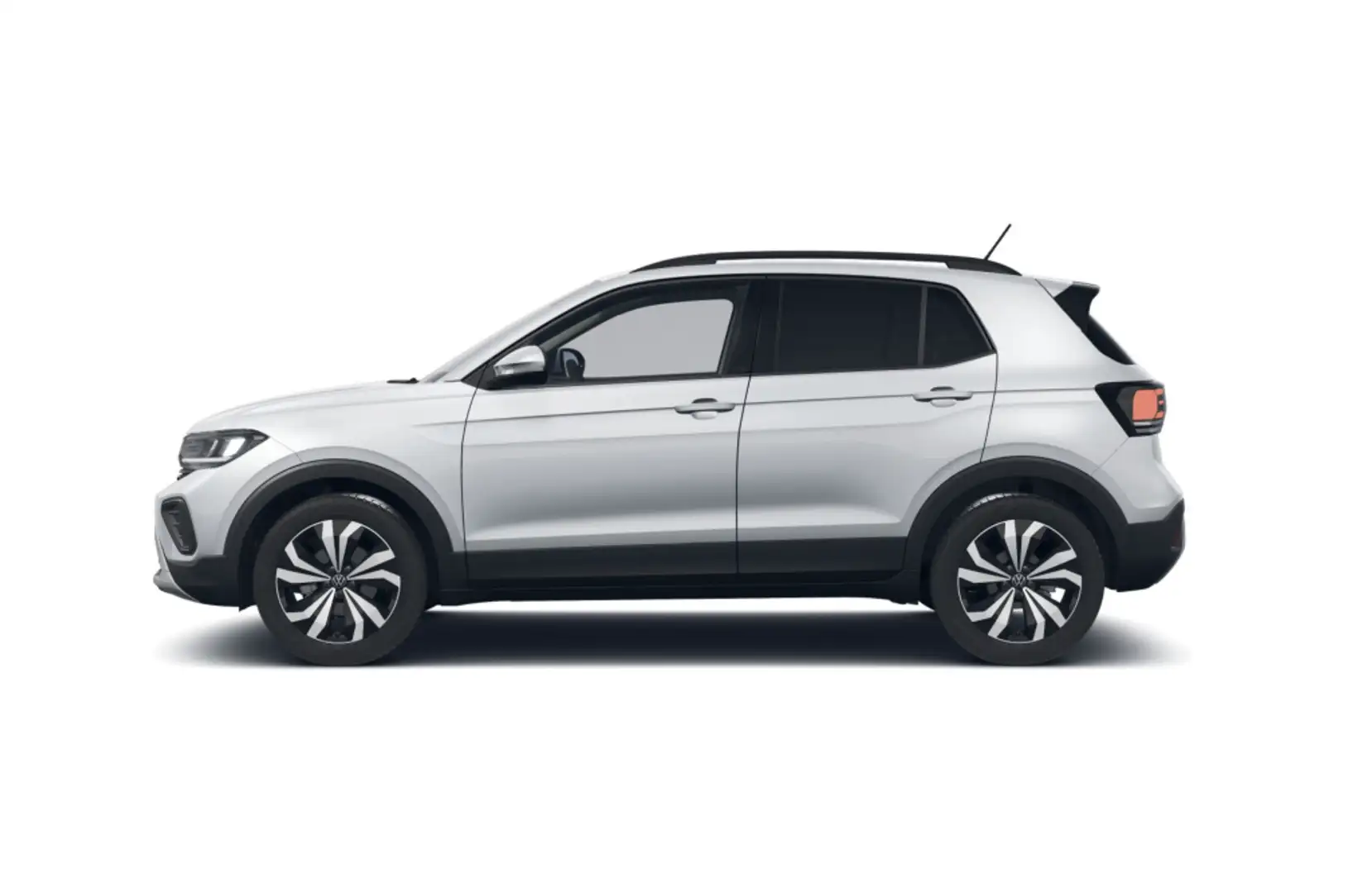 Volkswagen T-Cross 1.0 TSI Más 85kW Aut. Plateado - 2