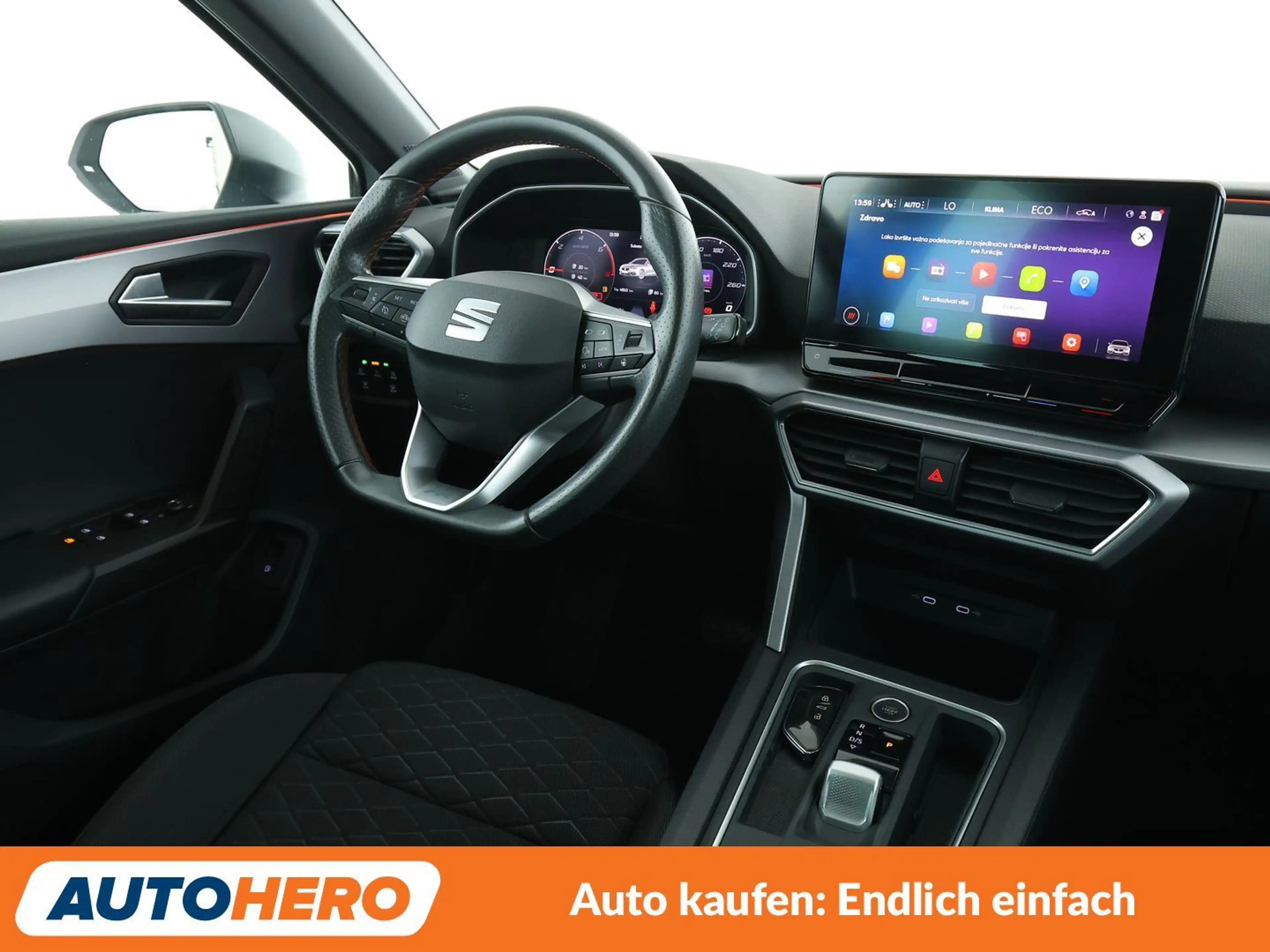 SEAT Leon e-Hybrid 1.4 TSI e-HYBRID FR Aut.*NAVI*CAM*TEMPO*SHZ*LHZ* — photo 13