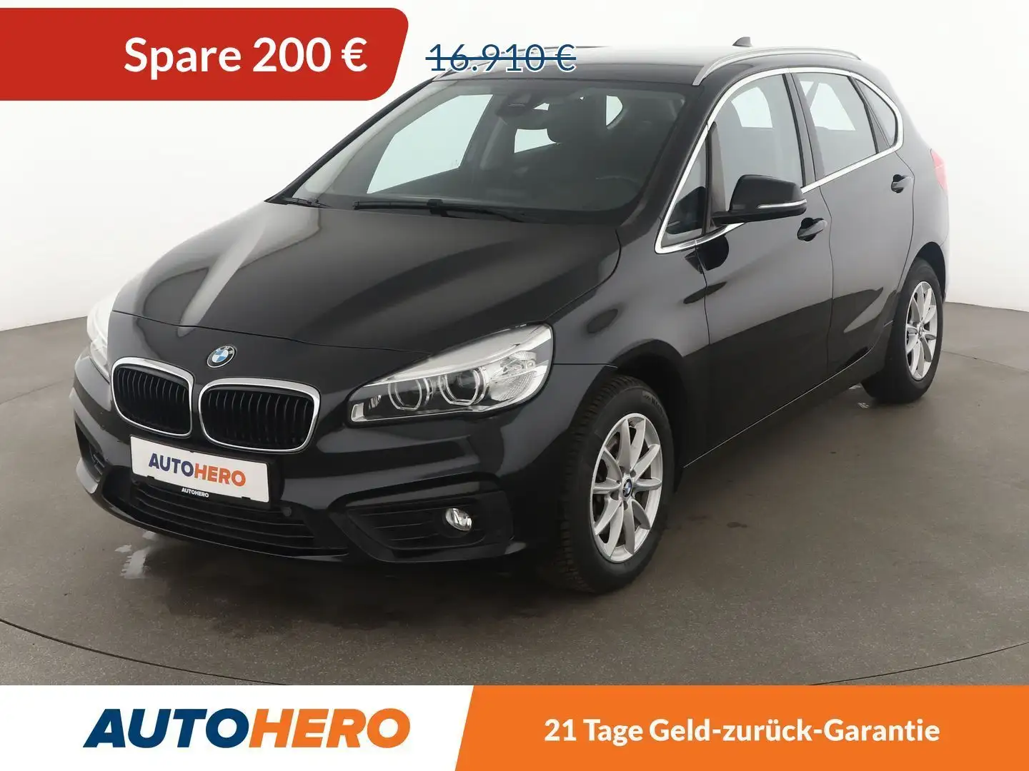 BMW 218 218i Active Tourer Advantage Aut.*NAVI*PDC* Noir - 1
