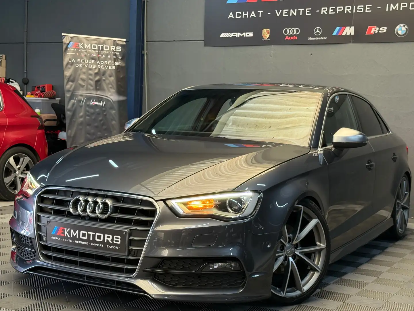 Audi A3 °2.0TDI°S-LINE°BI-XENON°NAVI°PDC Gris - 2