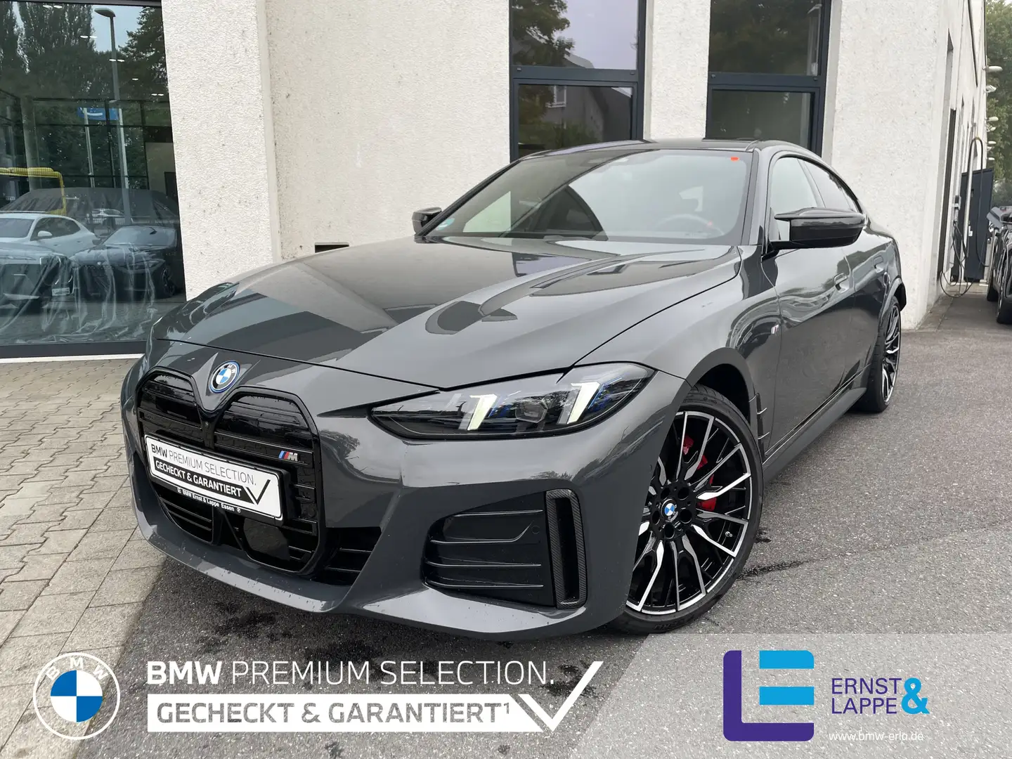 BMW i4 M50 M Sport Pro || Glasdach Carbon AHK 360° Grau - 1