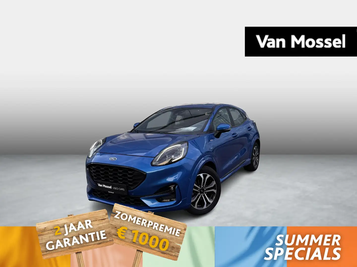 Ford Puma 1.0i Ecoboost 92kW ST-Line - Driver Ass Pack Bleu - 1