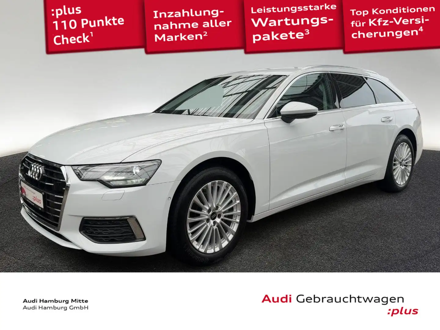 Audi A6 40 TDI design quattro S tronic AHK Kame Blanco - 1