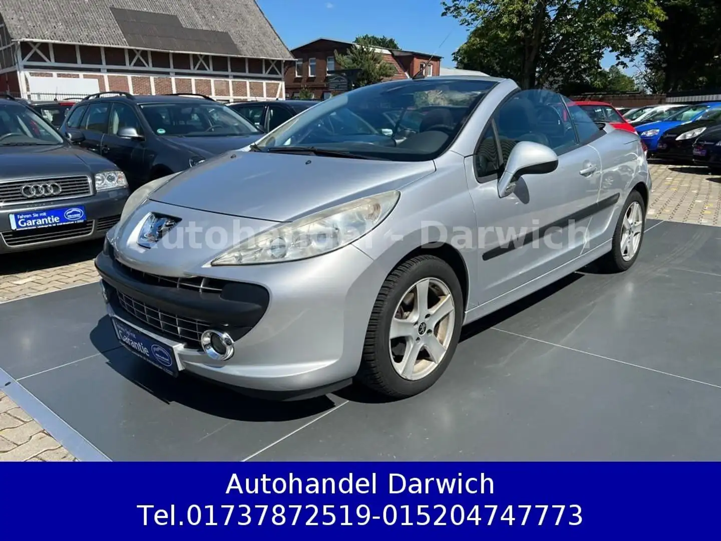 Peugeot 207 CC Cabrio-Coupe Sport 1.6 Klim Top Gris - 1