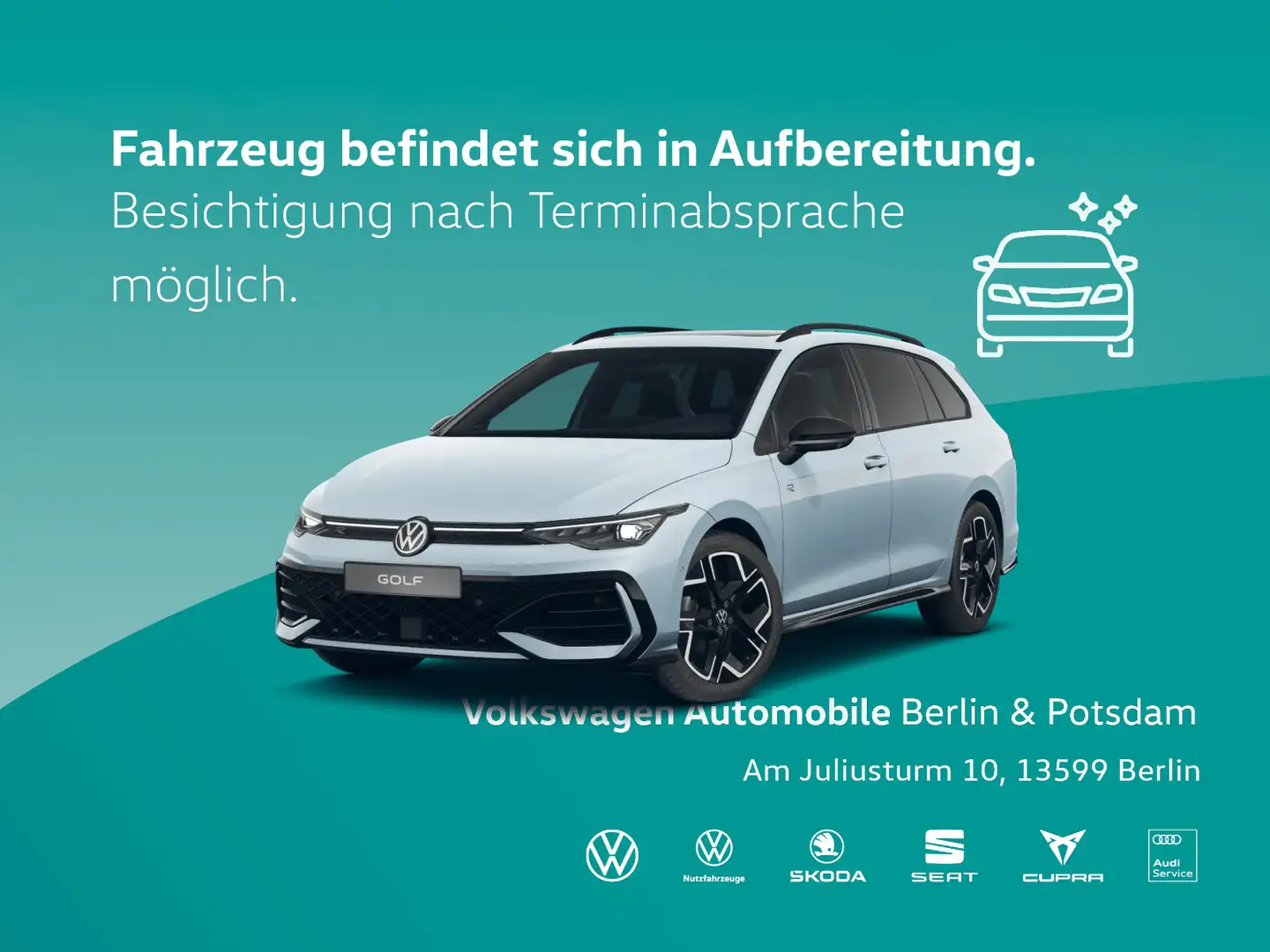 Volkswagen Golf Variant Golf VIII Variant 1.5 eTSI R-Line DSG LED Pano N Weiß - 2