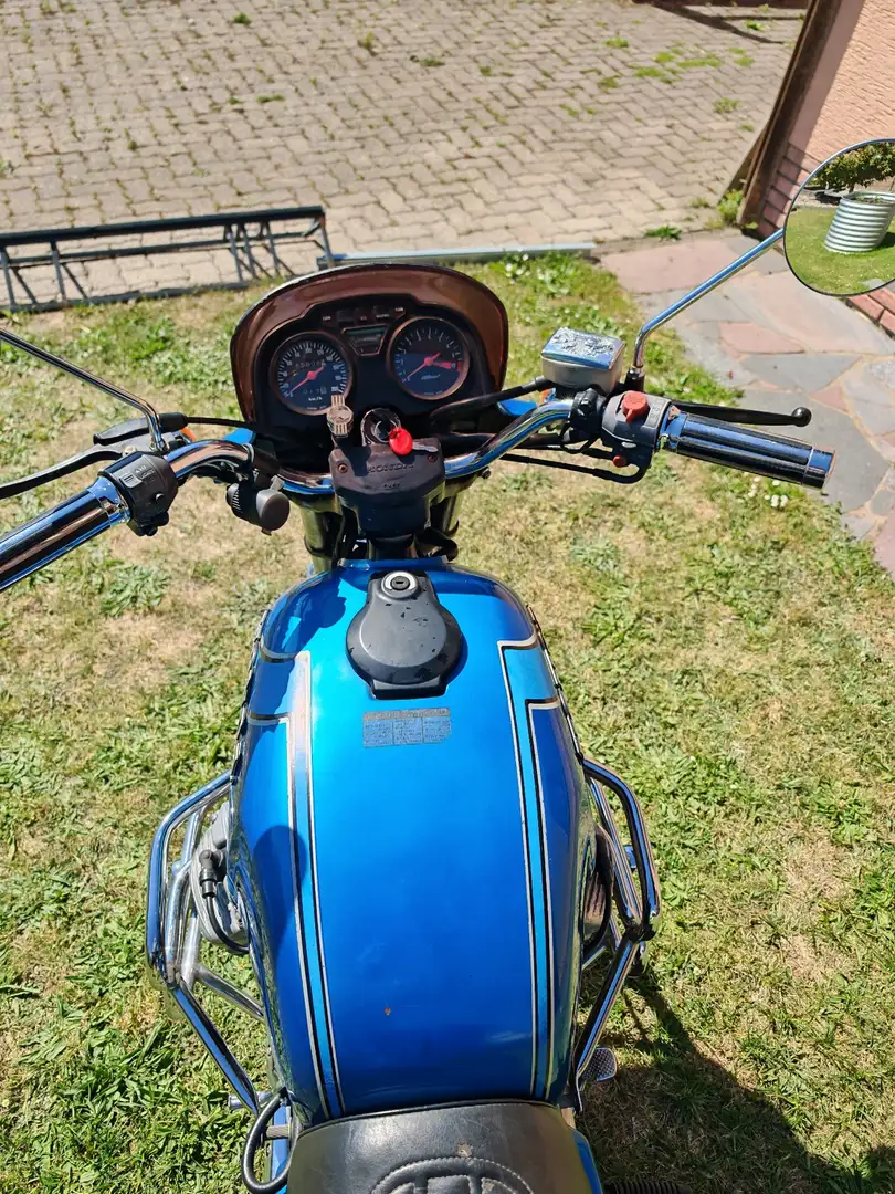 Honda CX 500 schöner Oldi Güllepumpe Blau - 1