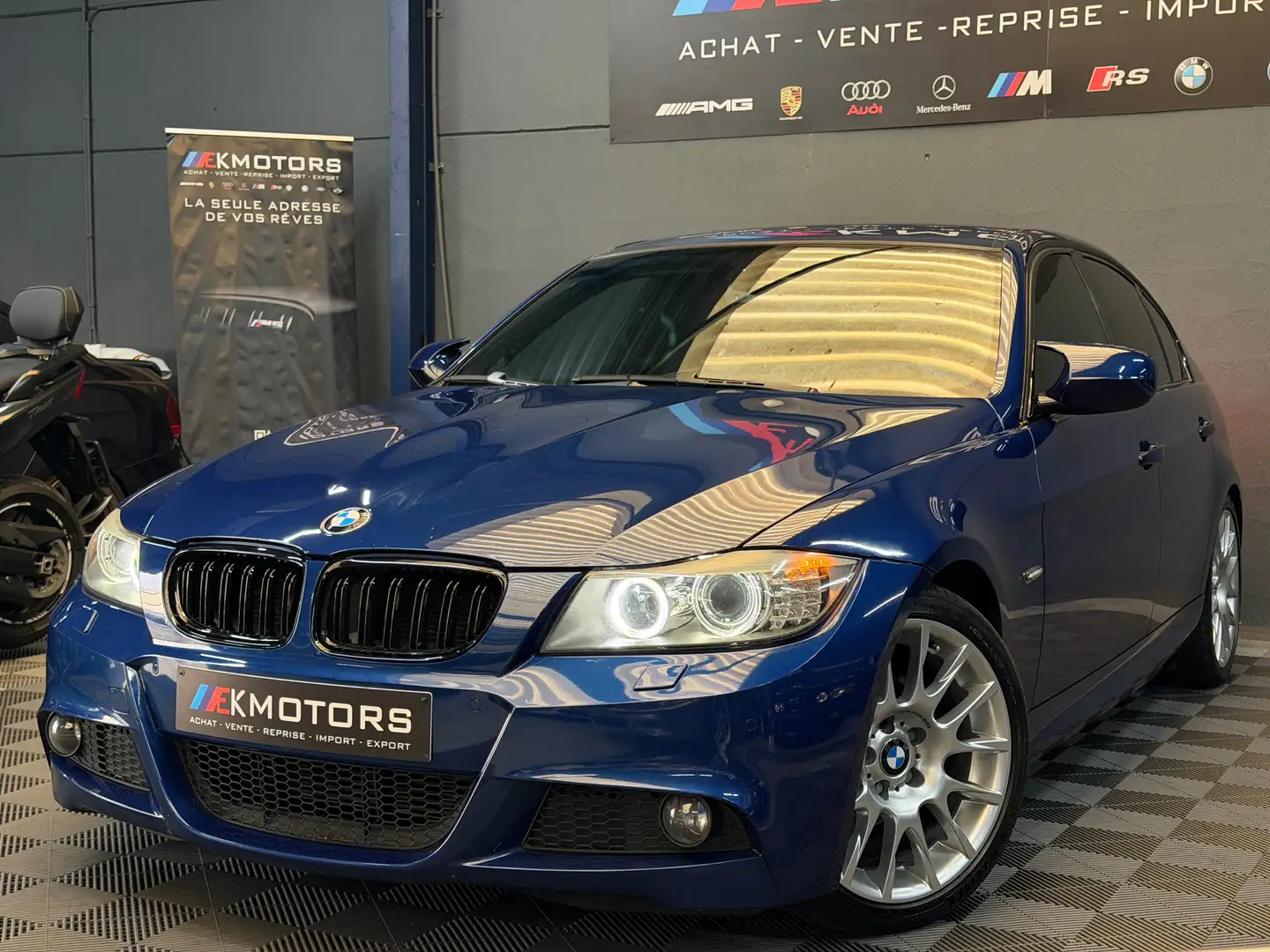 BMW 318 °CARPLAY°ALCANTARA°BLUE/LEMANS°PACK-M Blau - 1