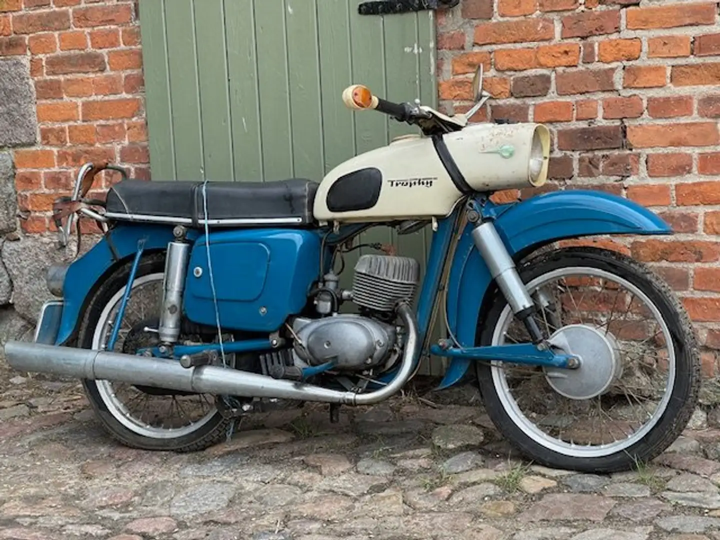 MZ ES 150 Seltener Scheunenfund - 32 Jahre unberuehrt Niebieski - 1