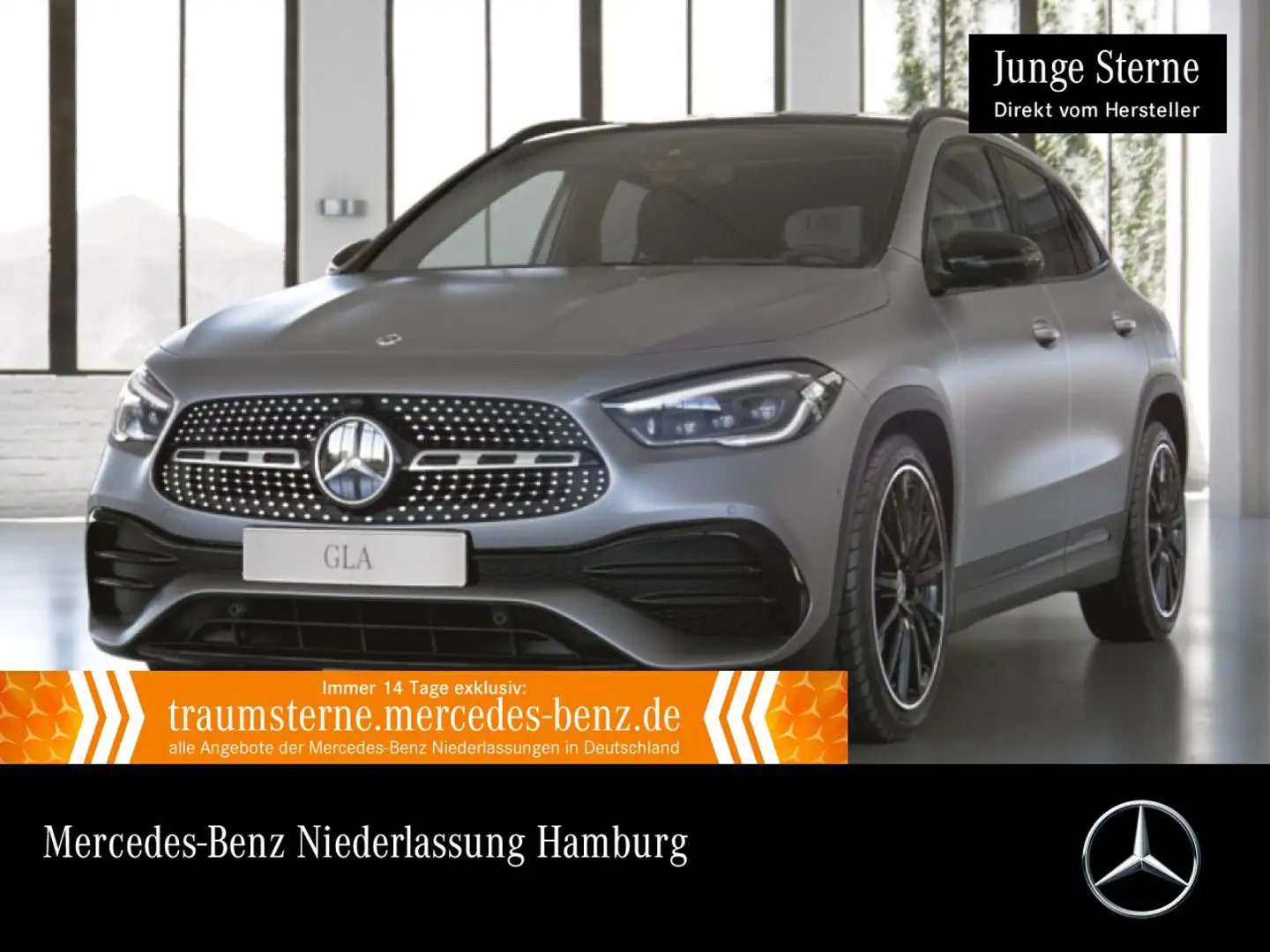 Mercedes-Benz GLA 250 4M AMG+NIGHT+PANO+360°+MULTIBEAM+KEYLESS Grau - 1