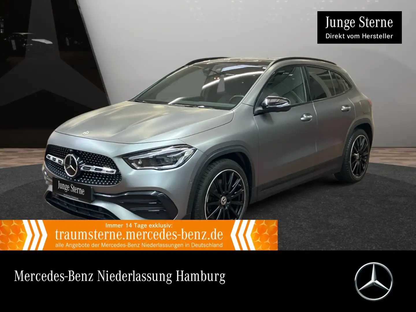 Mercedes-Benz GLA 250 4M AMG+NIGHT+PANO+360°+MULTIBEAM+KEYLESS Grau - 1