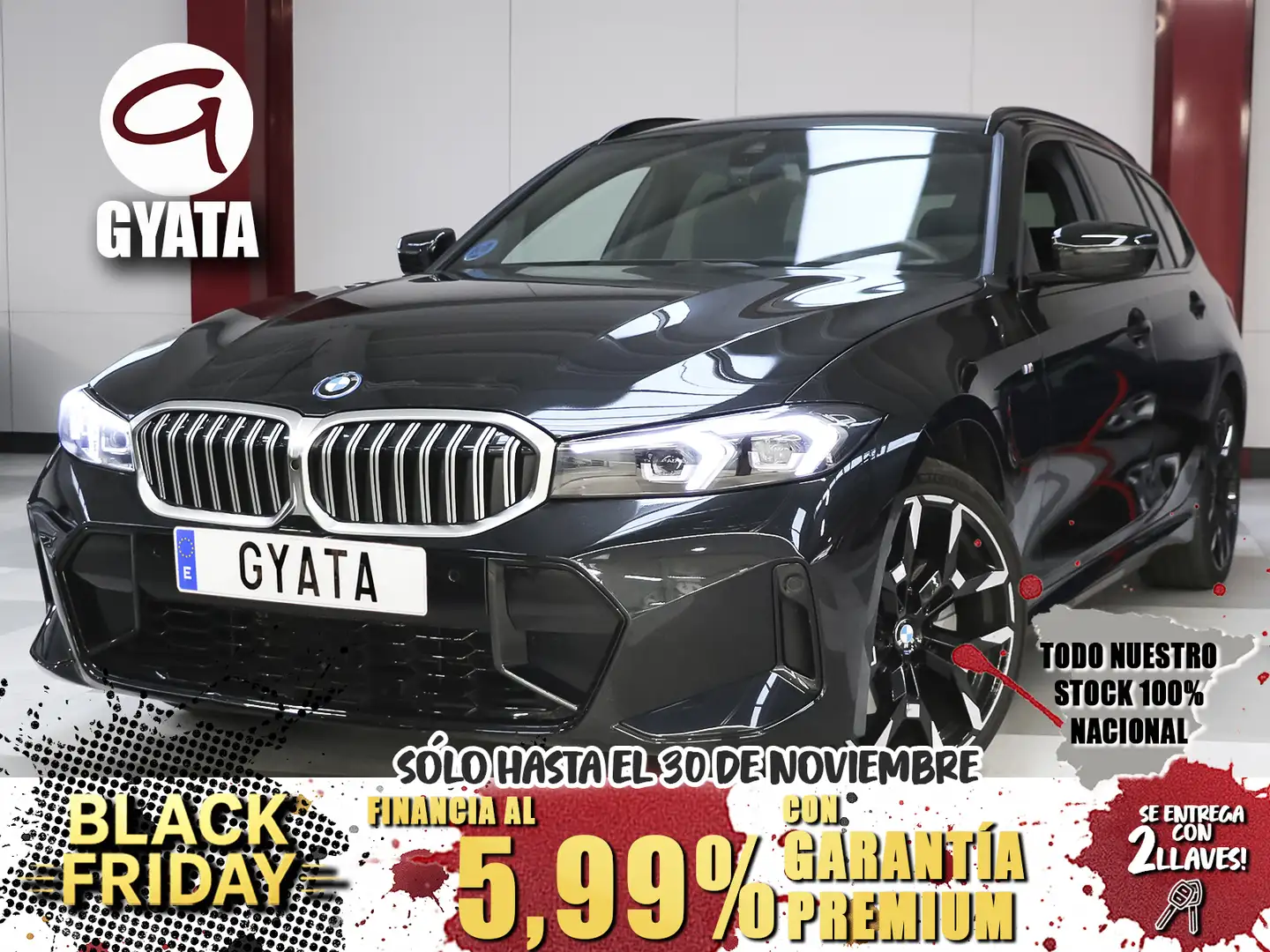 BMW 330 330e xDrive Touring Negro - 1