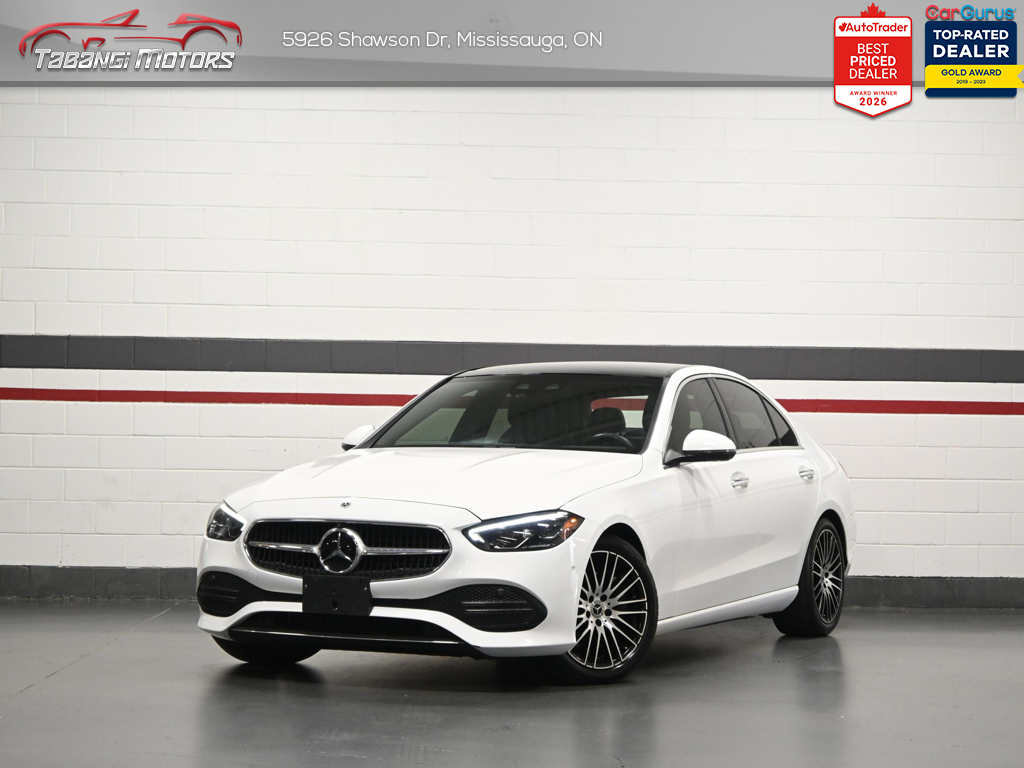2022 Mercedes-Benz C-Class Sedan 300 4MATIC 360CAM Panoramic Roof Navigation