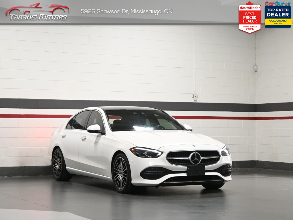 2022 Mercedes-Benz C-Class Sedan 300 4MATIC 360CAM Panoramic Roof Navigation