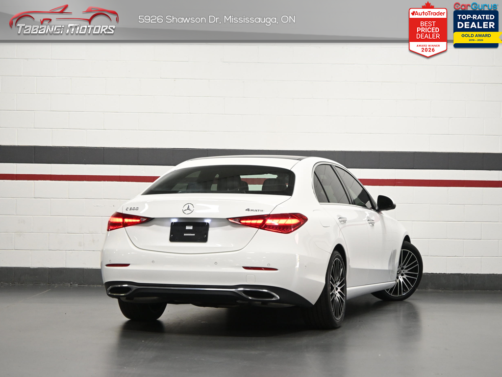 2022 Mercedes-Benz C-Class Sedan 300 4MATIC 360CAM Panoramic Roof Navigation