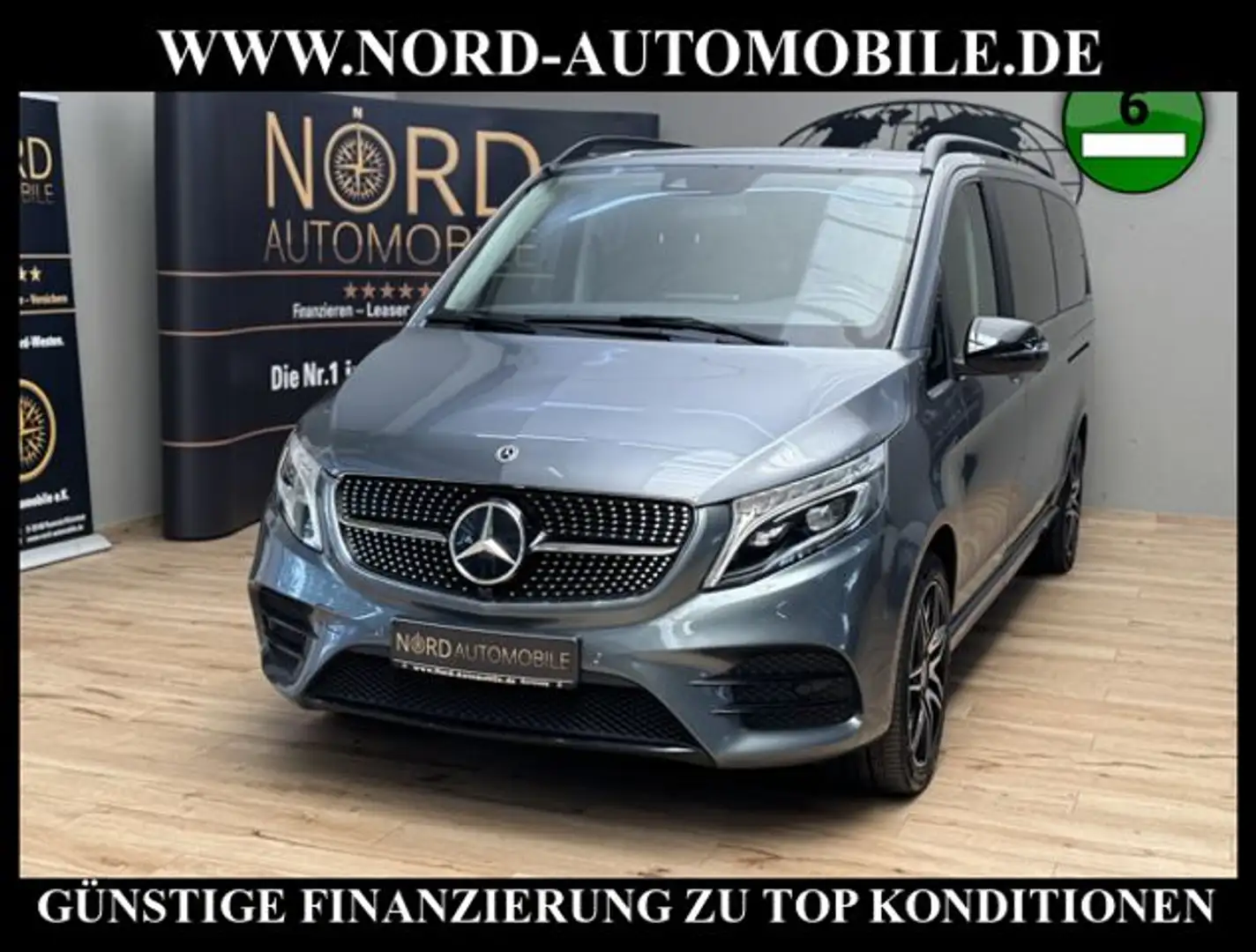 Mercedes-Benz V 300 d AMG/EDITION 2020 4MATIC extralang *AHK* Gris - 1