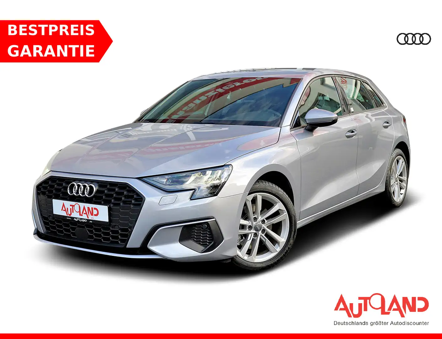 Audi A3 Sportback 35 TDI LED Navi Virtual Cockpit Argento - 1