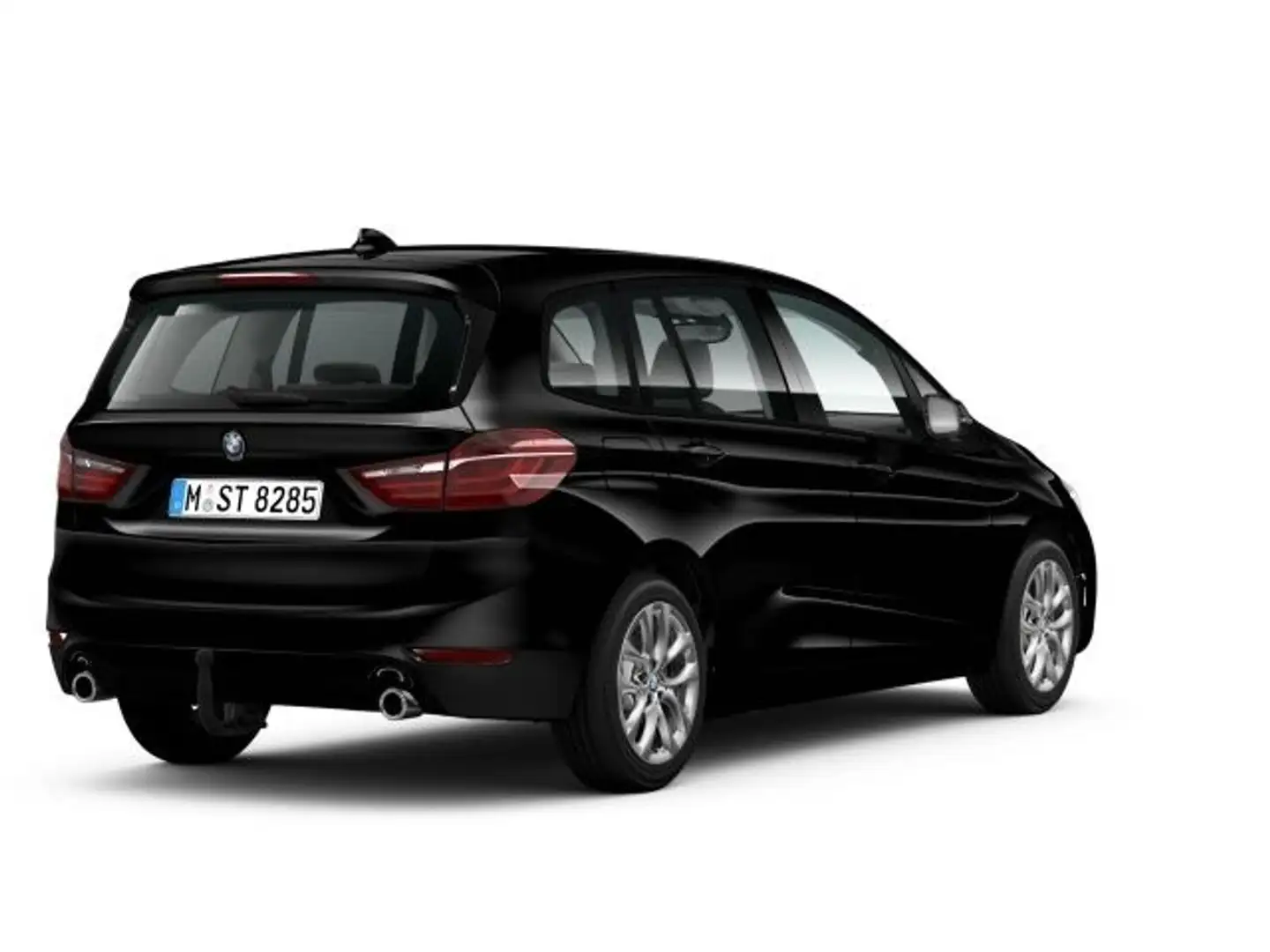 BMW 220 xDrive Steptronic Advantage AHK Zwart - 2