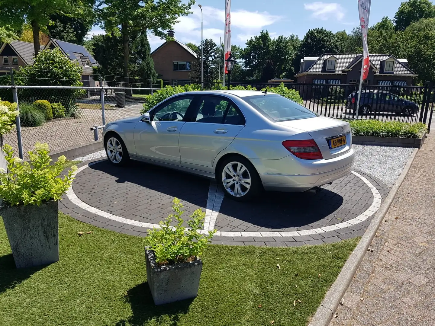 Mercedes-Benz C 180 180 CGI BE.BnsCl.Av. Zilver - 1