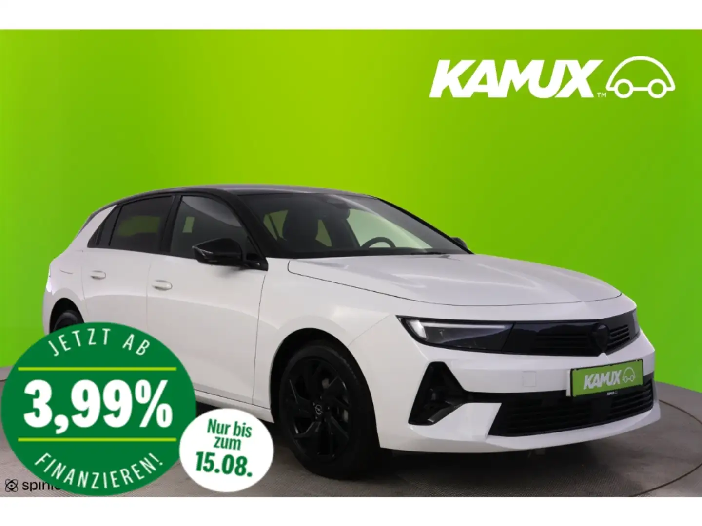 Opel Astra 1.2T Limo Aut.Elegance+LED+VIRTUAL+KAMERA Wit - 1