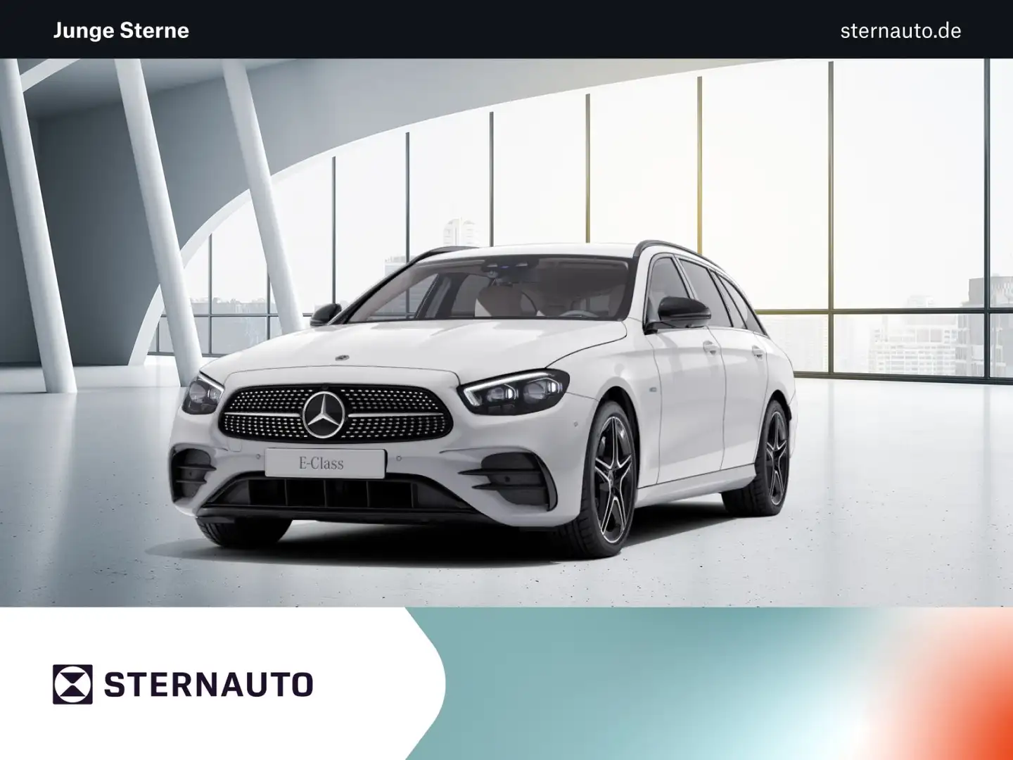 Mercedes-Benz E 300 E 300 de 4MATIC T-Modell  AMG Line Navi/Distronic Weiß - 1