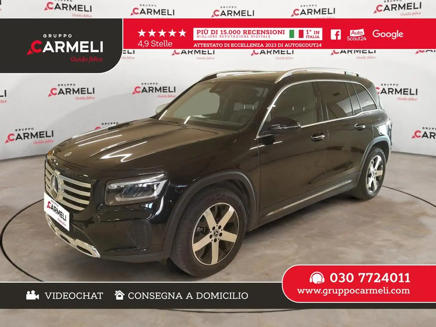 Mercedes-Benz GLB 200 d Advanced 4matic auto Nero - 1