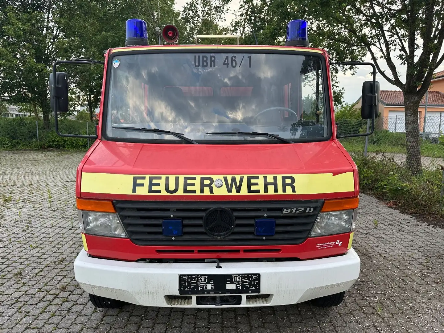 Mercedes-Benz 812 D Feuerwehrfahrzeug TSF-W Rood - 2