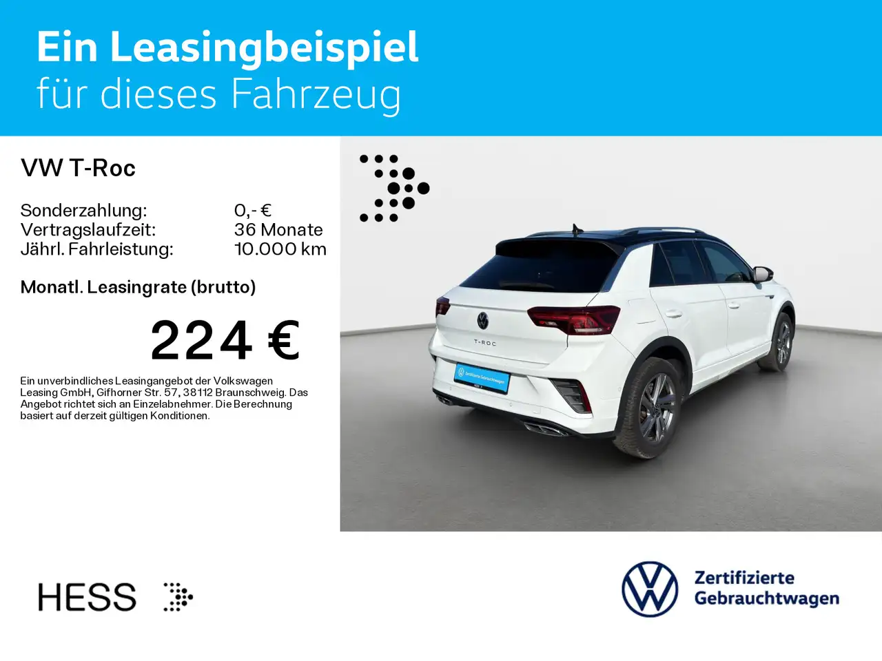 Volkswagen T-Roc T-ROC 1.0 TSI R-LINE*LED*KAMERA*PDC*SHZ*NAVI*KLI 3