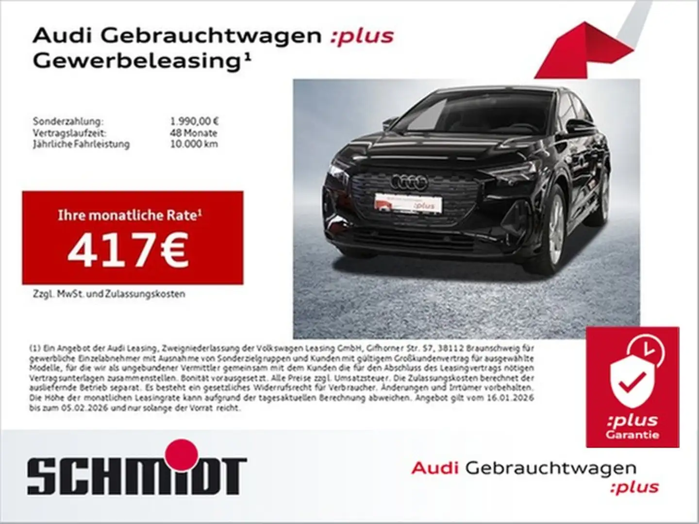 Audi Q4 e-tron Sportback 55 quattro S line Edition LM21 HuD AH... Schwarz - 1