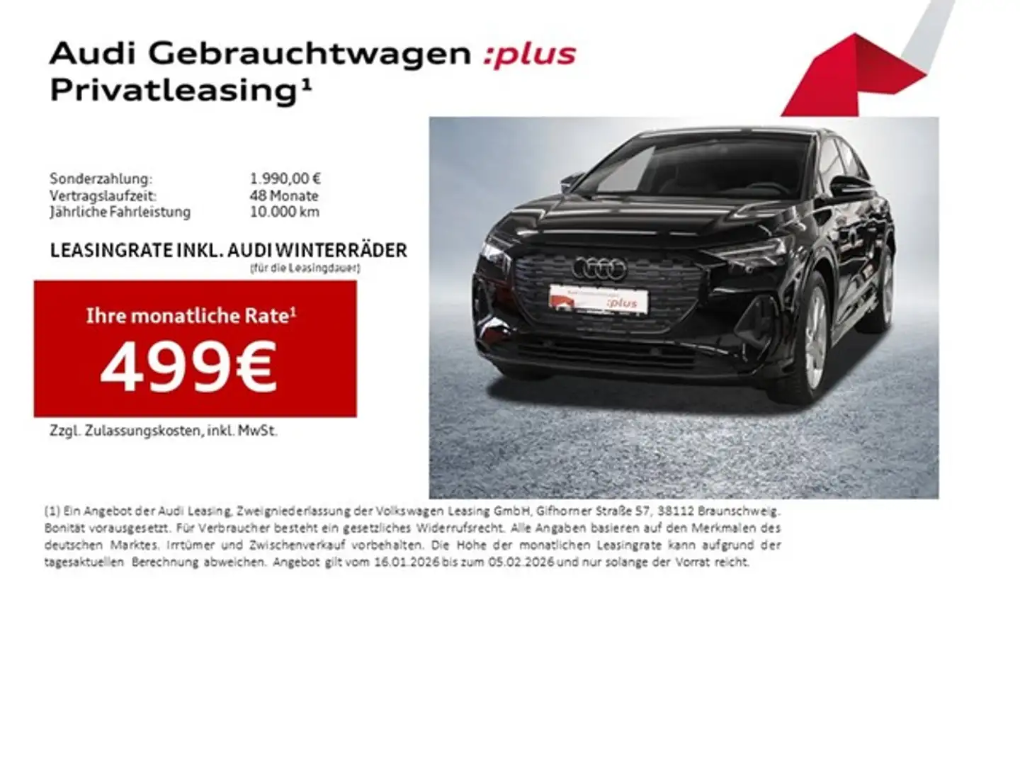 Audi Q4 e-tron Sportback 55 quattro S line Edition LM21 HuD AH... Schwarz - 2