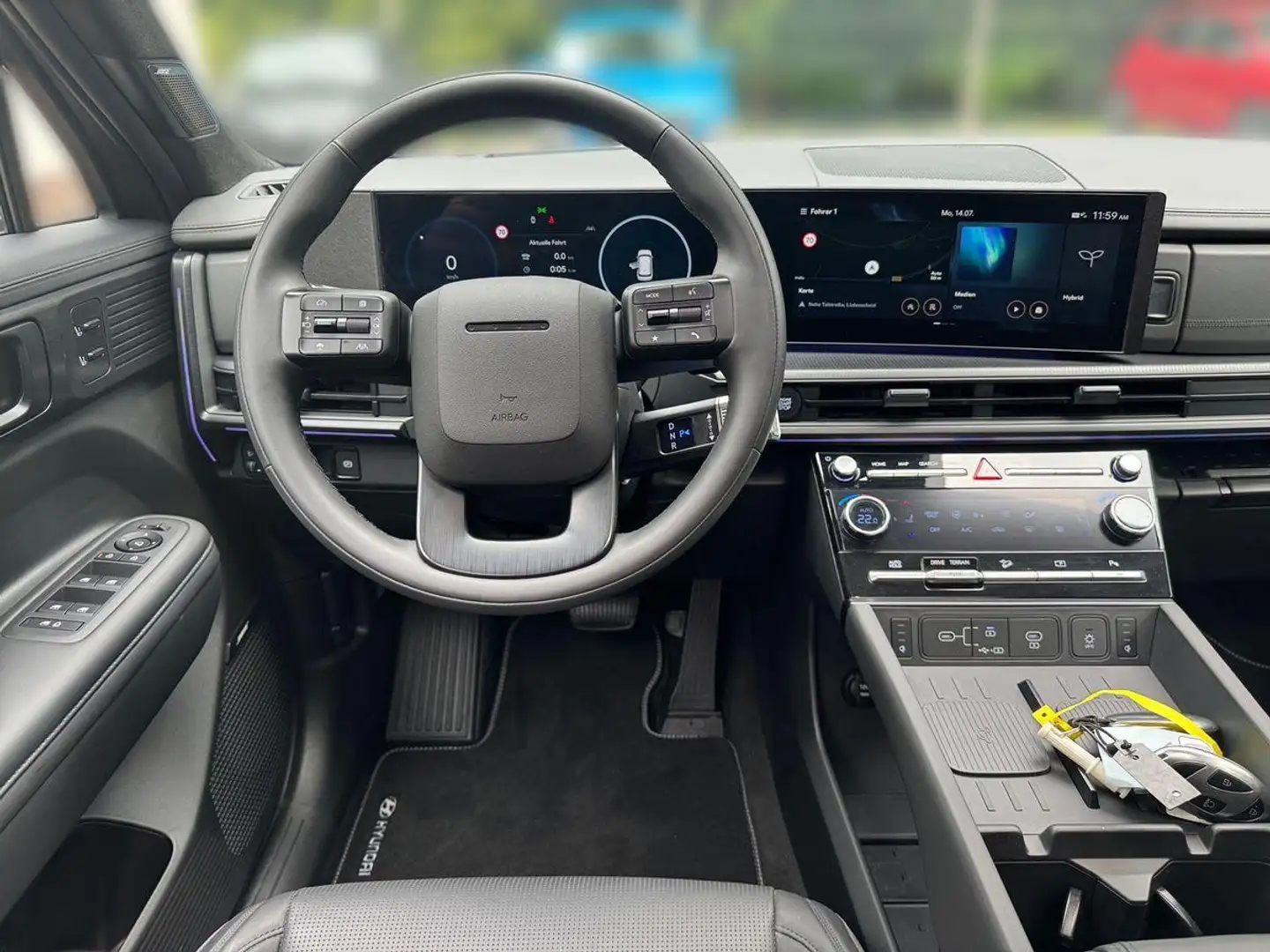 Hyundai SANTA FE Hybrid MY25 215 PS AT 4WD BLACKLINE Brun - 2