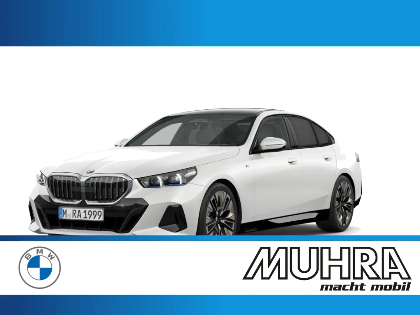 BMW 520 i M Sport Panorama Standhzg. Autobahnas. HUD Weiß - 2