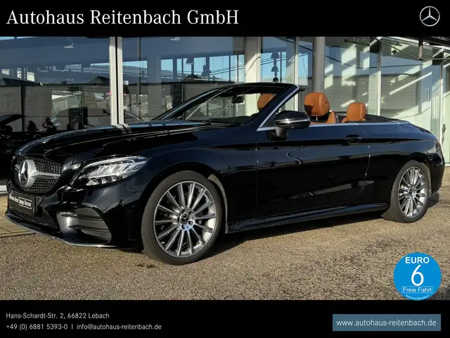 Mercedes-Benz C 200 C200CABRIO AMG+LEDERBRAUN 360+BURME+TOTW+MEMO+19