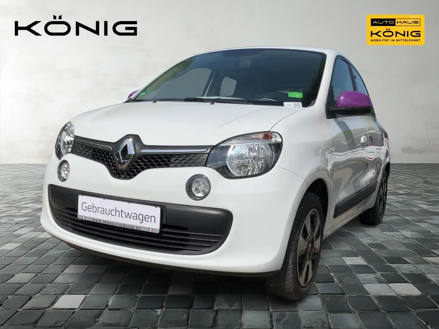 Renault Twingo Limited 1.0 SCe 70PS Klima Wit - 1