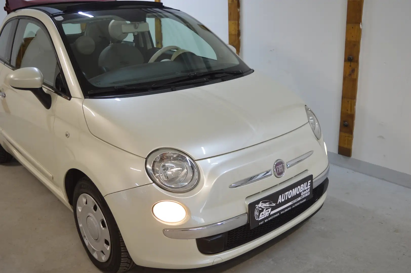 Fiat 500 **Cabrio**Lounge** Weiß - 2
