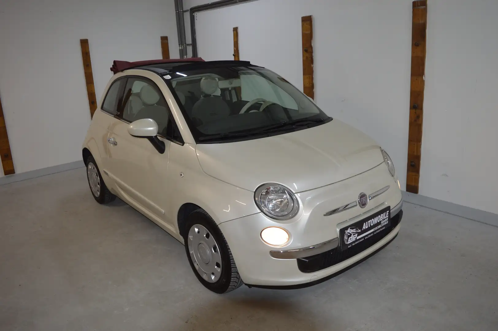 Fiat 500 **Cabrio**Lounge** Weiß - 1