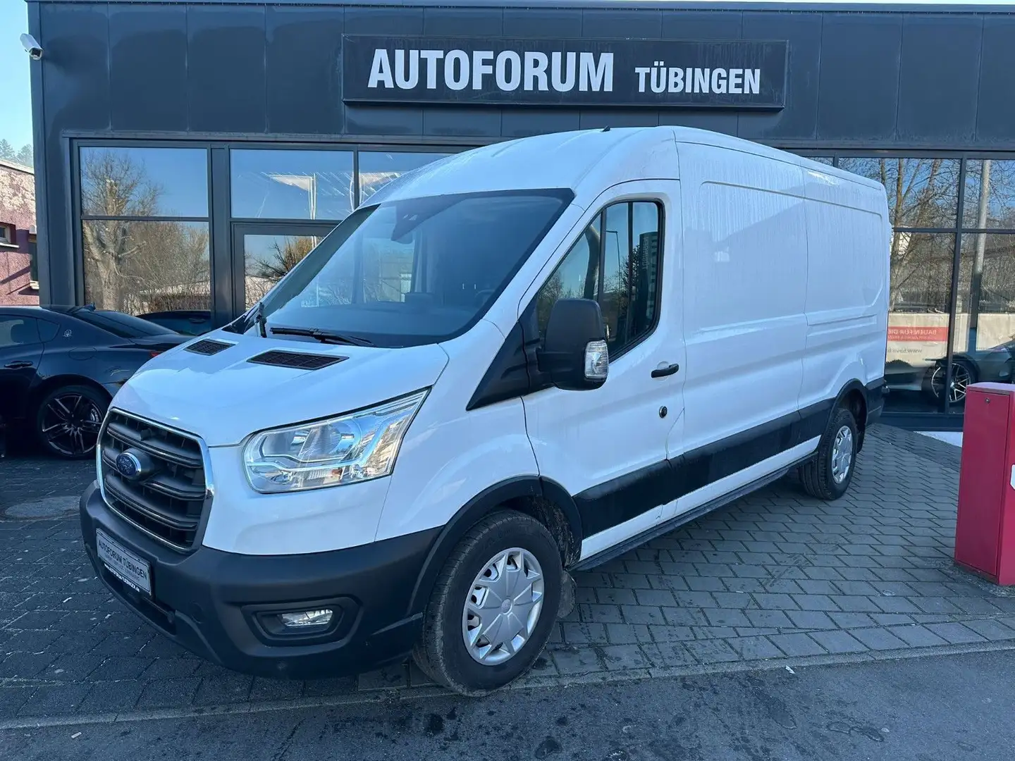 Ford Transit TRANSIT 350 L3H2 *AUTOM*LADEFLÄCHE klimatisiert Weiß - 1