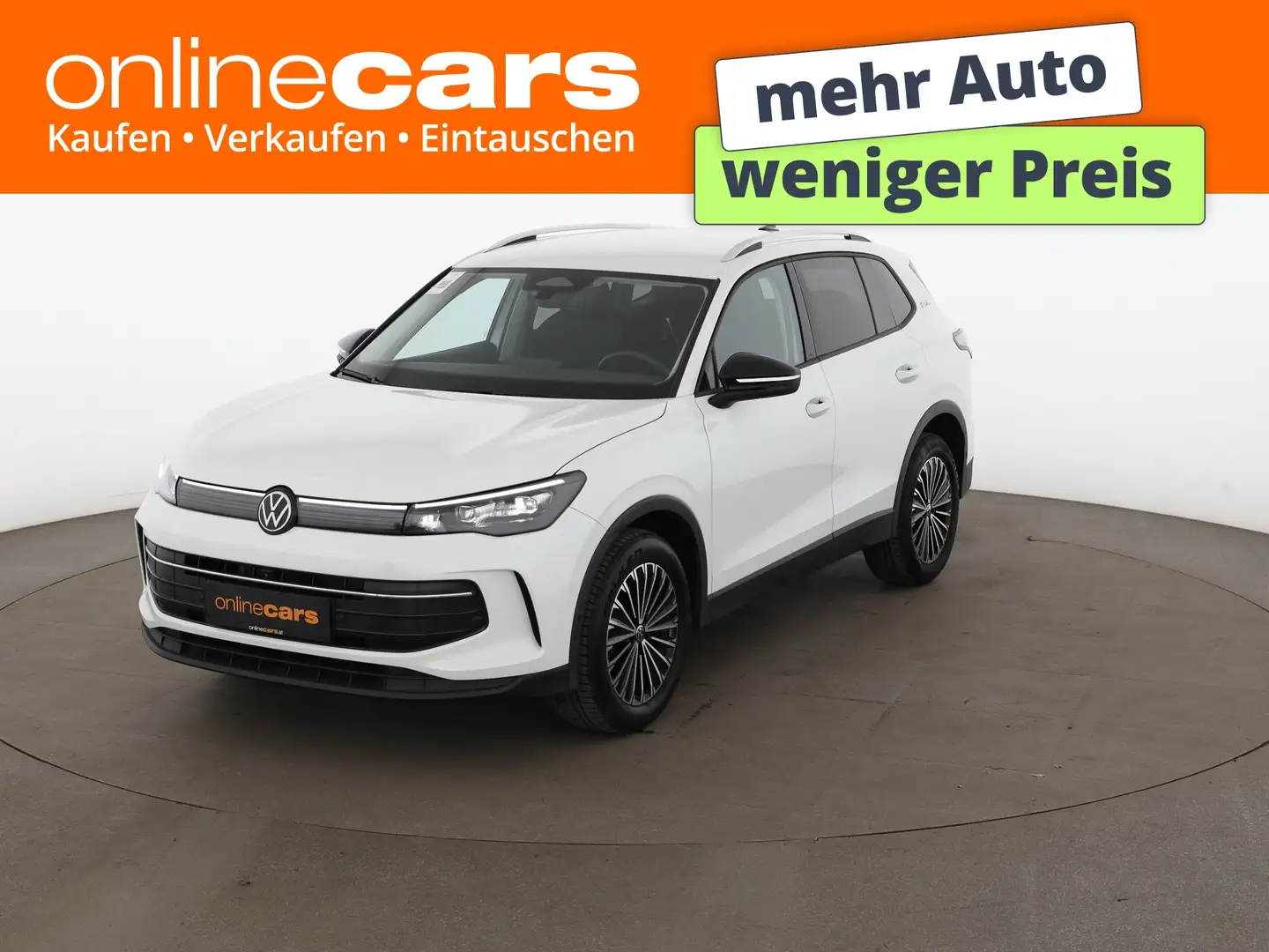 Volkswagen Tiguan 2.0 TDI Goal Aut LED 360-CAM AHK RADAR NAV Weiß - 1