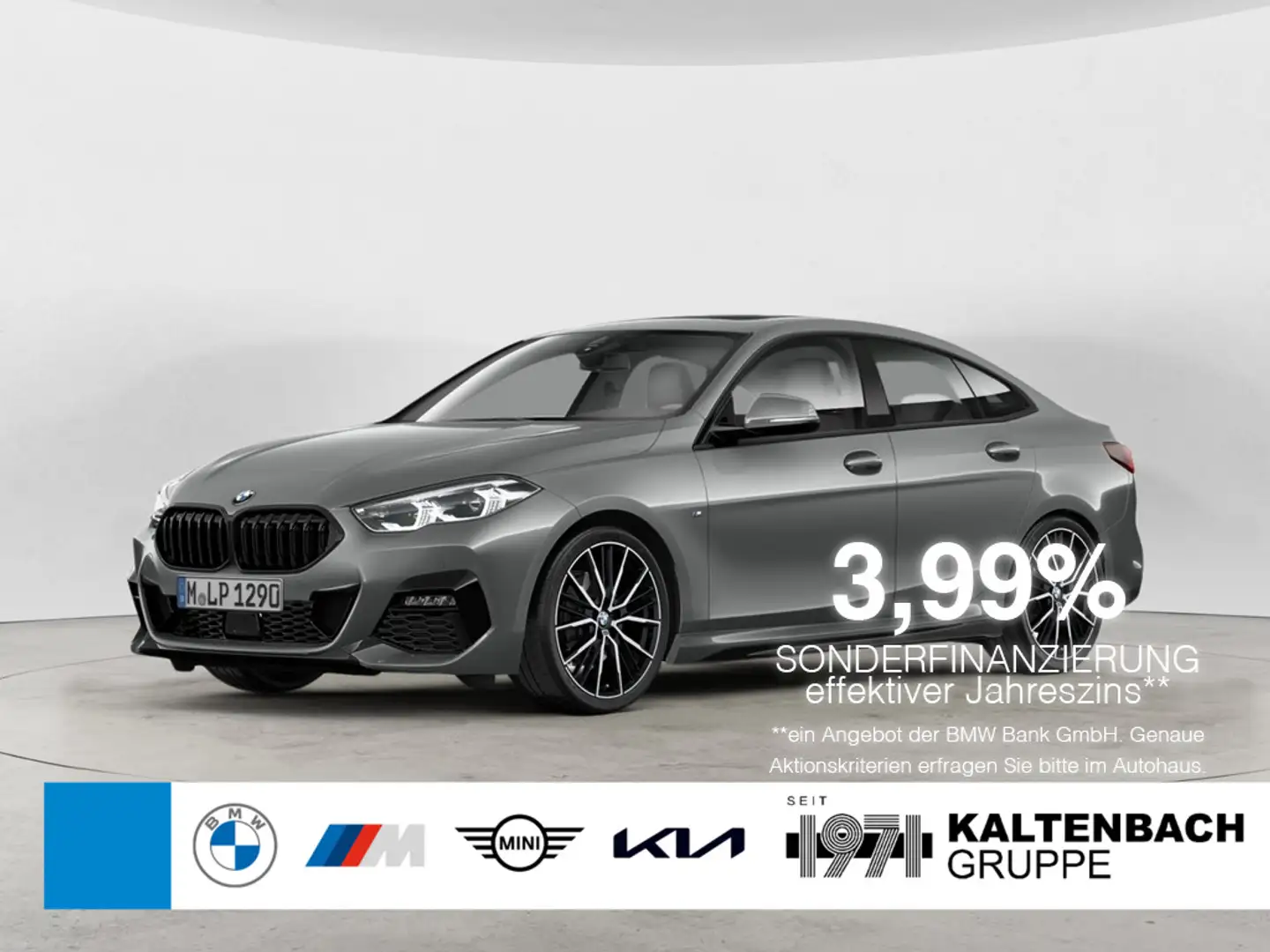 BMW 218 i Gran Coupe M-Sport PANO LED ACC NAVI H/K Grau - 1