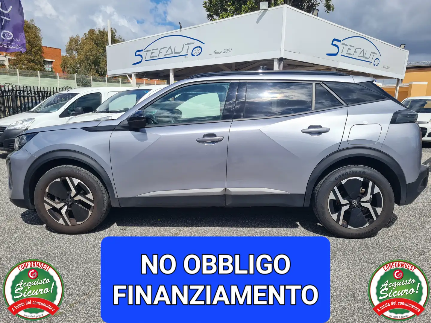 Peugeot 2008 1.2 puretech Allure*NAVI*CARPLAY*CAMERA* Argento - 1