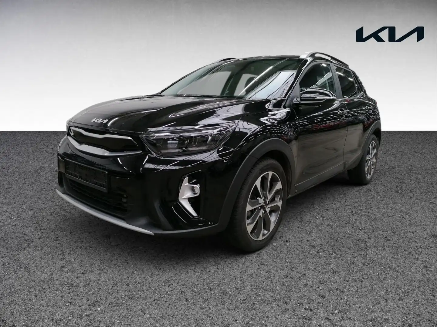 Kia Stonic 1.0 T-GDI Spirit +DCT+Navi+R.Kam+Allwetter Schwarz - 2
