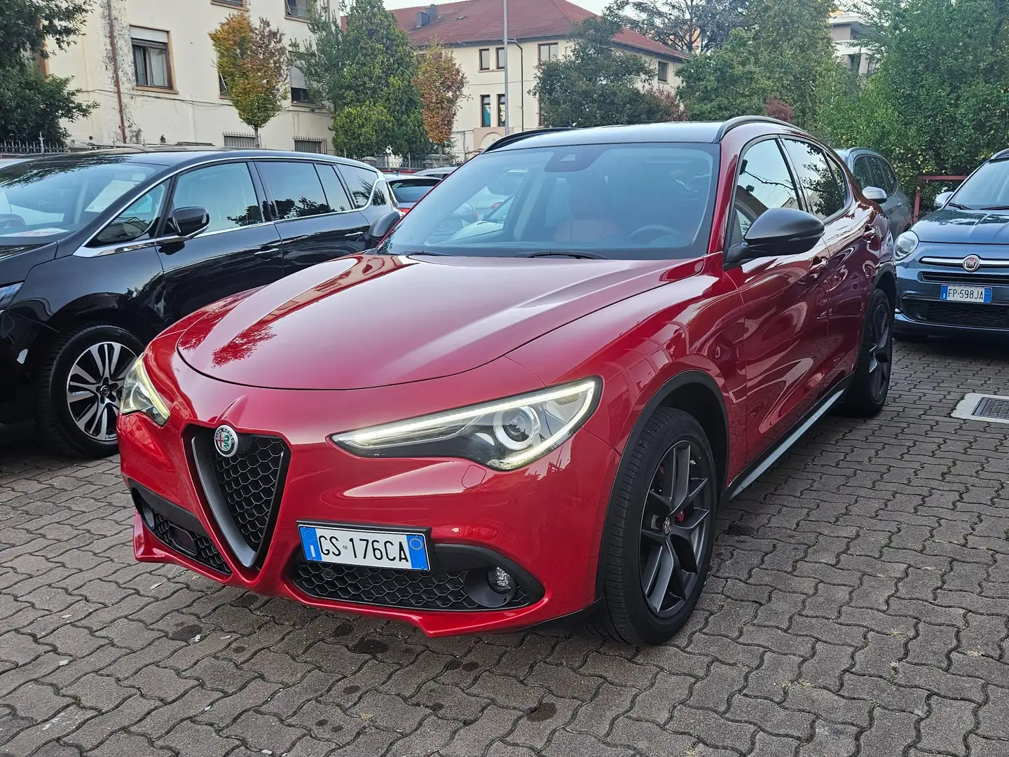 Alfa Romeo Stelvio Stelvio 2.2 t Q4 210cv auto PELLE-CAM-CERCHI 20" Rosso - 2
