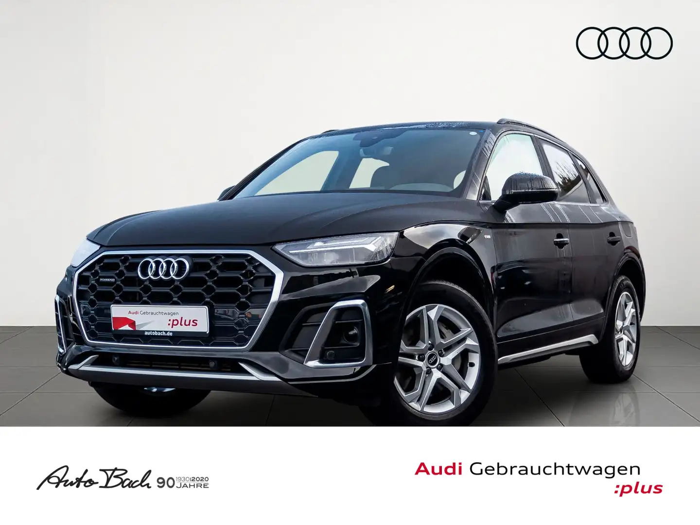 Audi Q5 S line 50TFSI e qu Stronic Navi LED GRA AHK Schwarz - 1