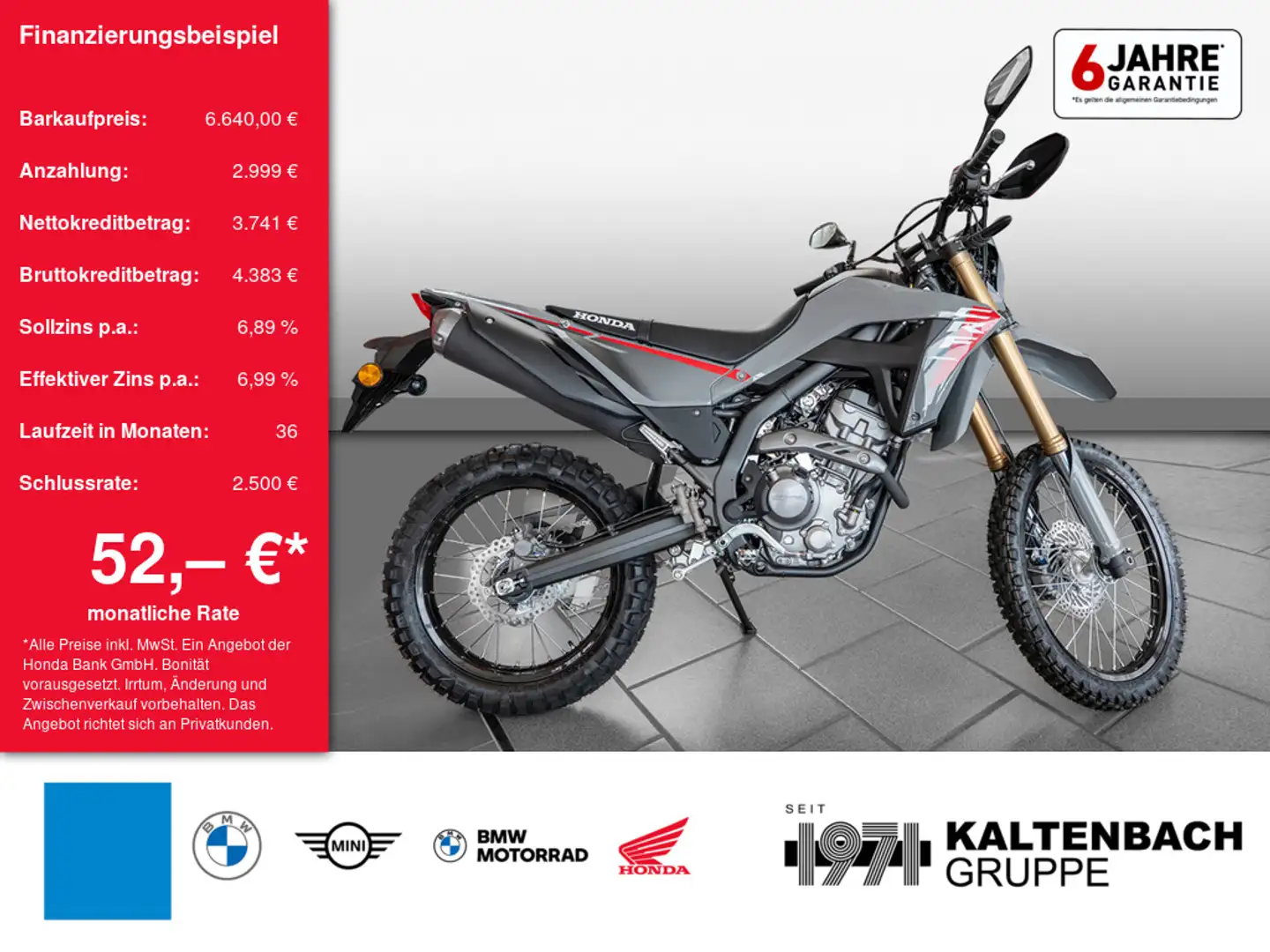 Honda CRF 300 L Grau - 1