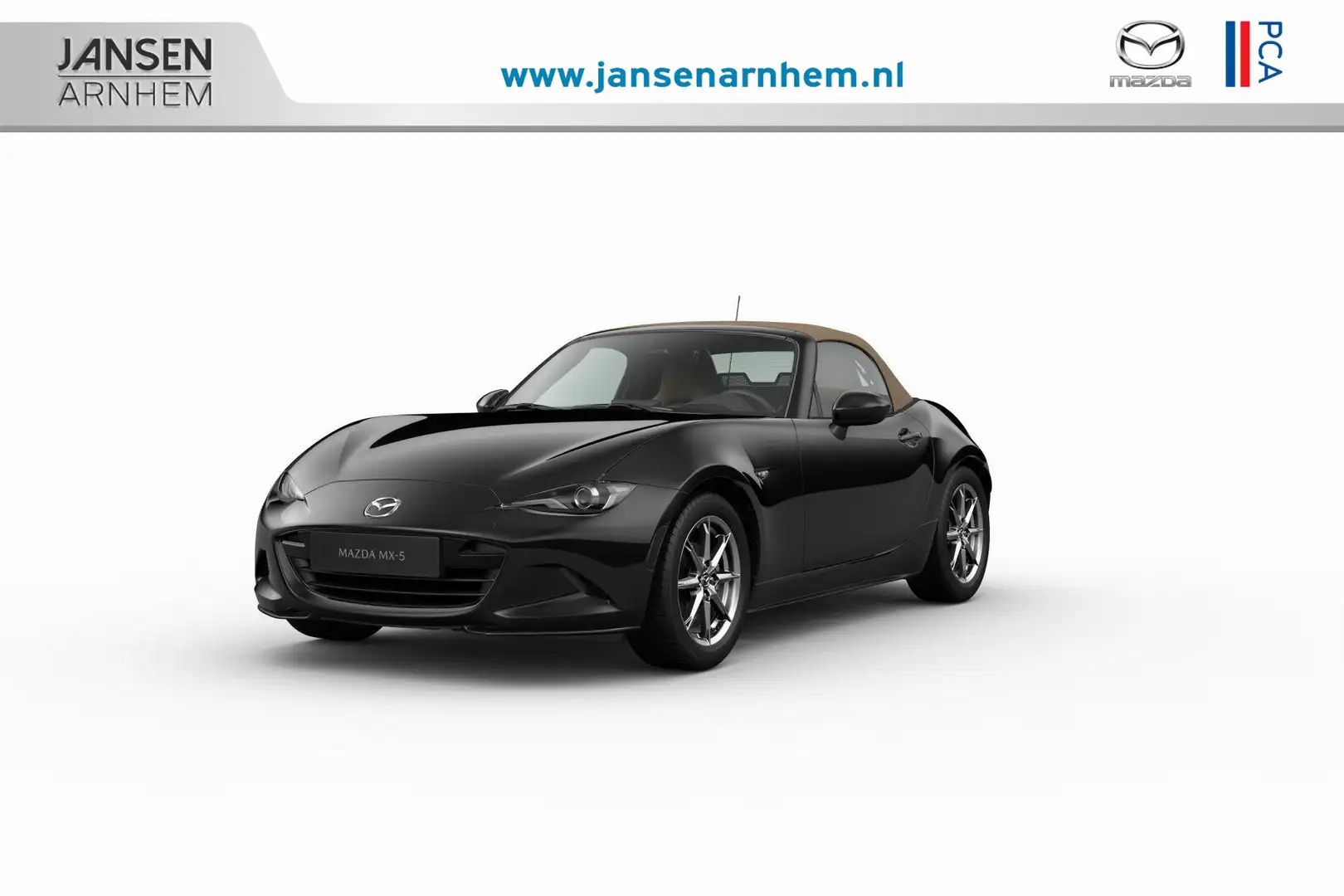 Mazda MX-5 Roadster Skyactiv-G 132 6MT Kazari | 16-inch licht Schwarz - 1