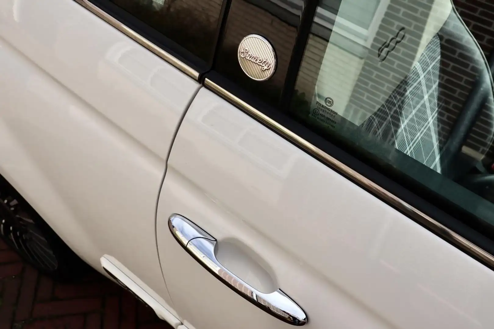 Fiat 500 0.9 Society Edition | Panoramadak | Digitale cockp Blanc - 2