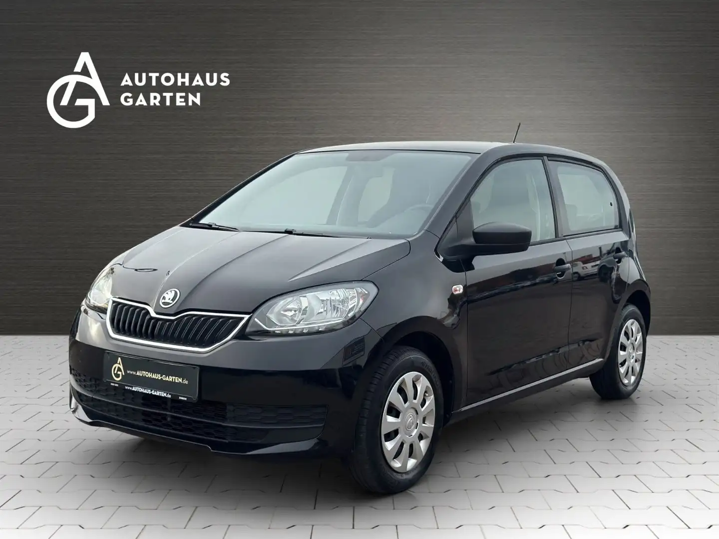 Skoda Citigo Active Klima 1.Hand ERST 38.000KM Schwarz - 1